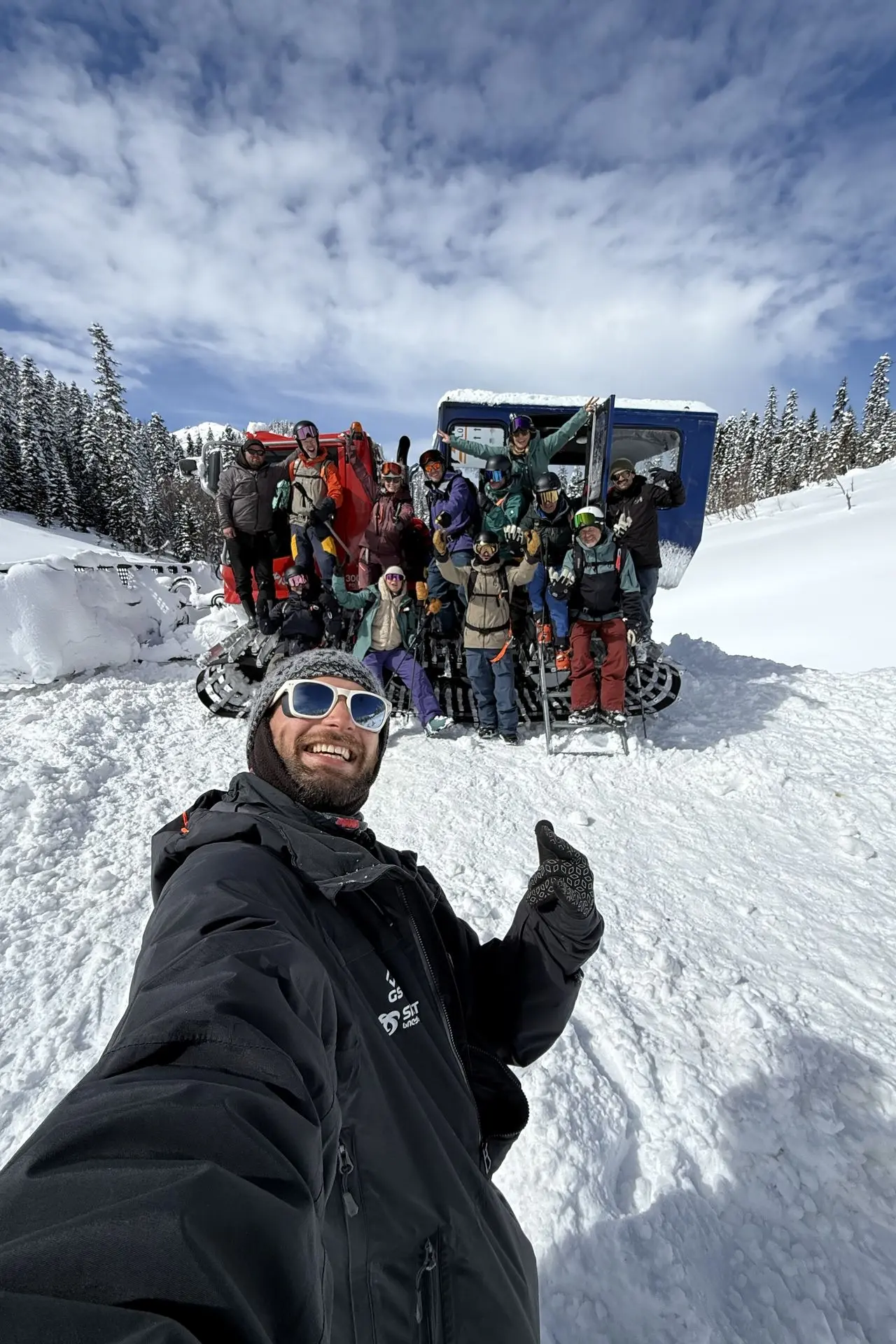 Penguin Powderproject Project X Georgia CAT skiing