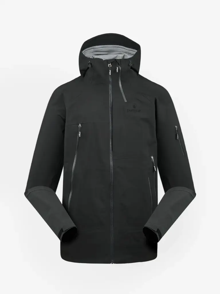 Men 3 Layer Dermizax Shell Jacket Charcoal