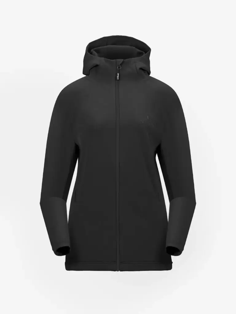 Frauen S.Café Stretch Fleece Isolations Hoodie