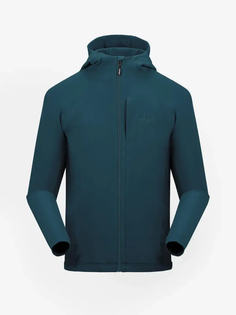 Männer Stretch Mikro Fleece Isolations Hoodie
