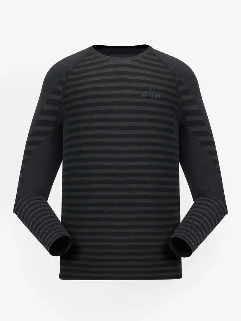Männer Merino Seamless Langarm Shirt