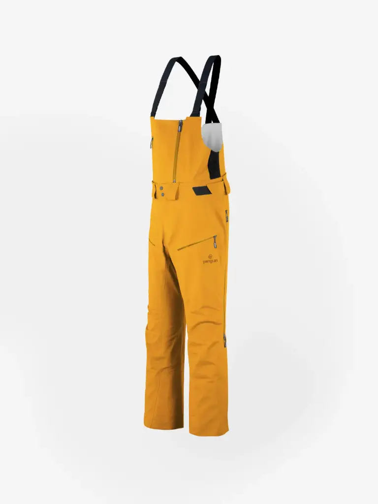 Women 3 Layer Dermizax Shell Bibpants Curry Gold