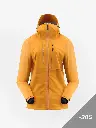 Frauen 3 Lagen Dermizax Shell Jacke Curry Gold