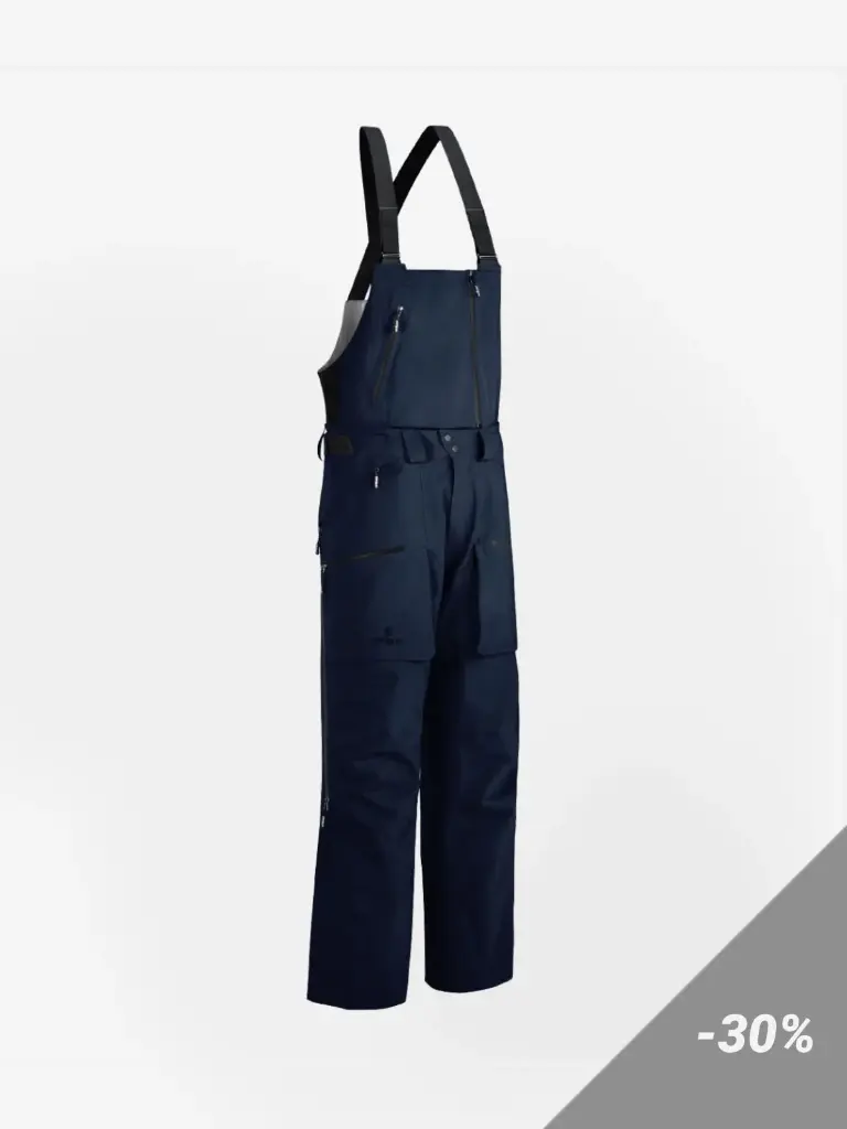 Men 3 Layer Dermizax Shell (Bib-) Pant Midnight