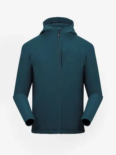 Männer Stretch Mikro Fleece Isolations Hoodie