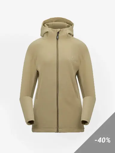 Frauen S.Café Stretch Fleece Isolations Hoodie