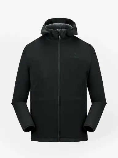 Men Stretch Fleece Zip Hoodie