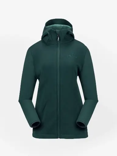 Woman Stretch Fleece Zip Hoodie