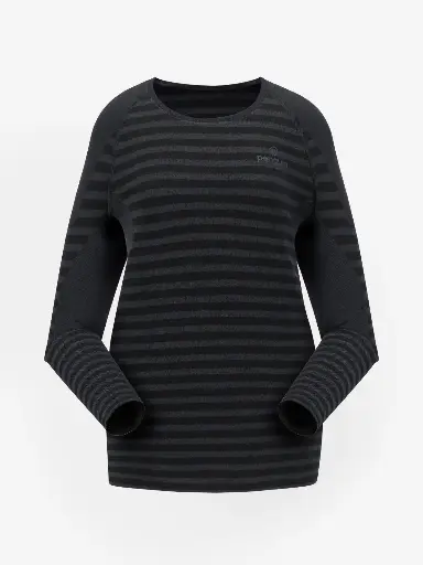 Frauen Merino Seamless Langarm Shirt