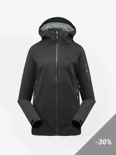 Women 3 Layer Dermizax Shell Charcoal