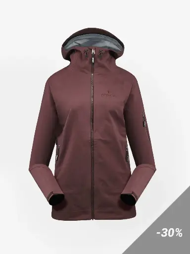 Women 3 Layer Dermizax Shell Dirty Plum